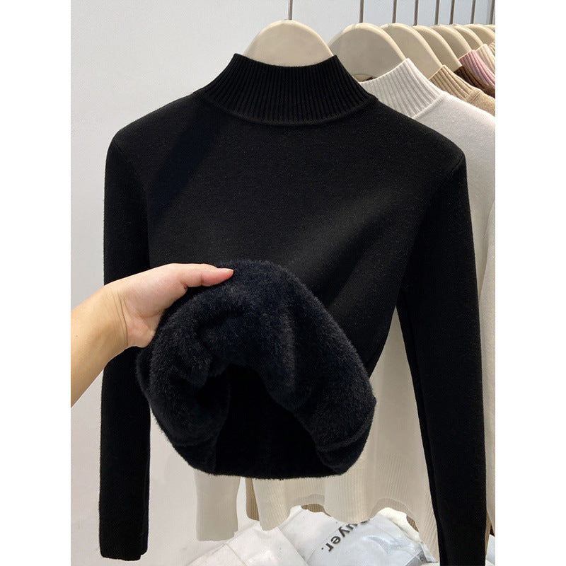 Women's Mock Neck Sweater — View 5