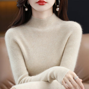 Women's Wool Turtleneck Sweater — View 5
