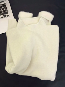Women's Mock Neck Sweater — View 4