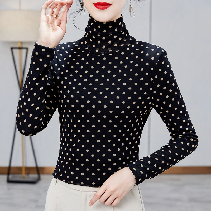 Women's Mock Neck Top — View 1