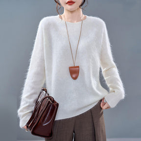 Women's Cashmere Blend Sweater — View 1