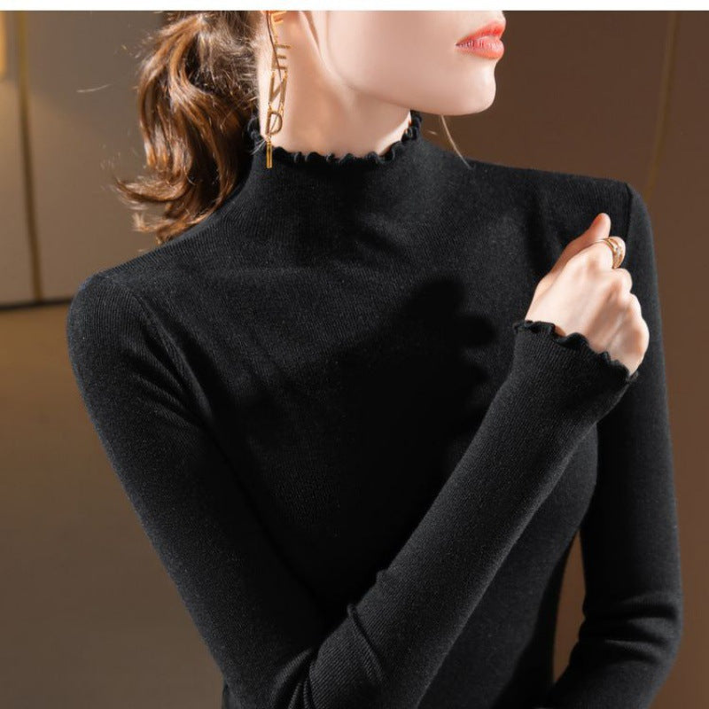 Women's Fitted Mock Neck Top — View 7