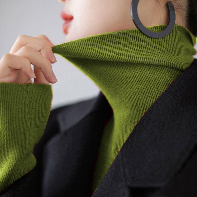 Women's Fitted Turtleneck Sweater — View 1