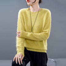 Women's Cashmere Blend Sweater — View 6