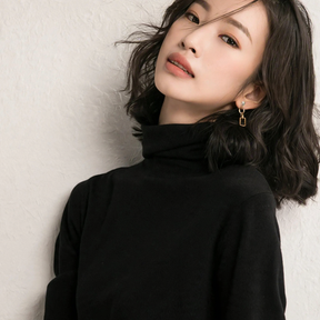 Women's Fitted Turtleneck Sweater — View 4