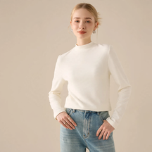 Women's Long Sleeve Crewneck Winter Top — View 10