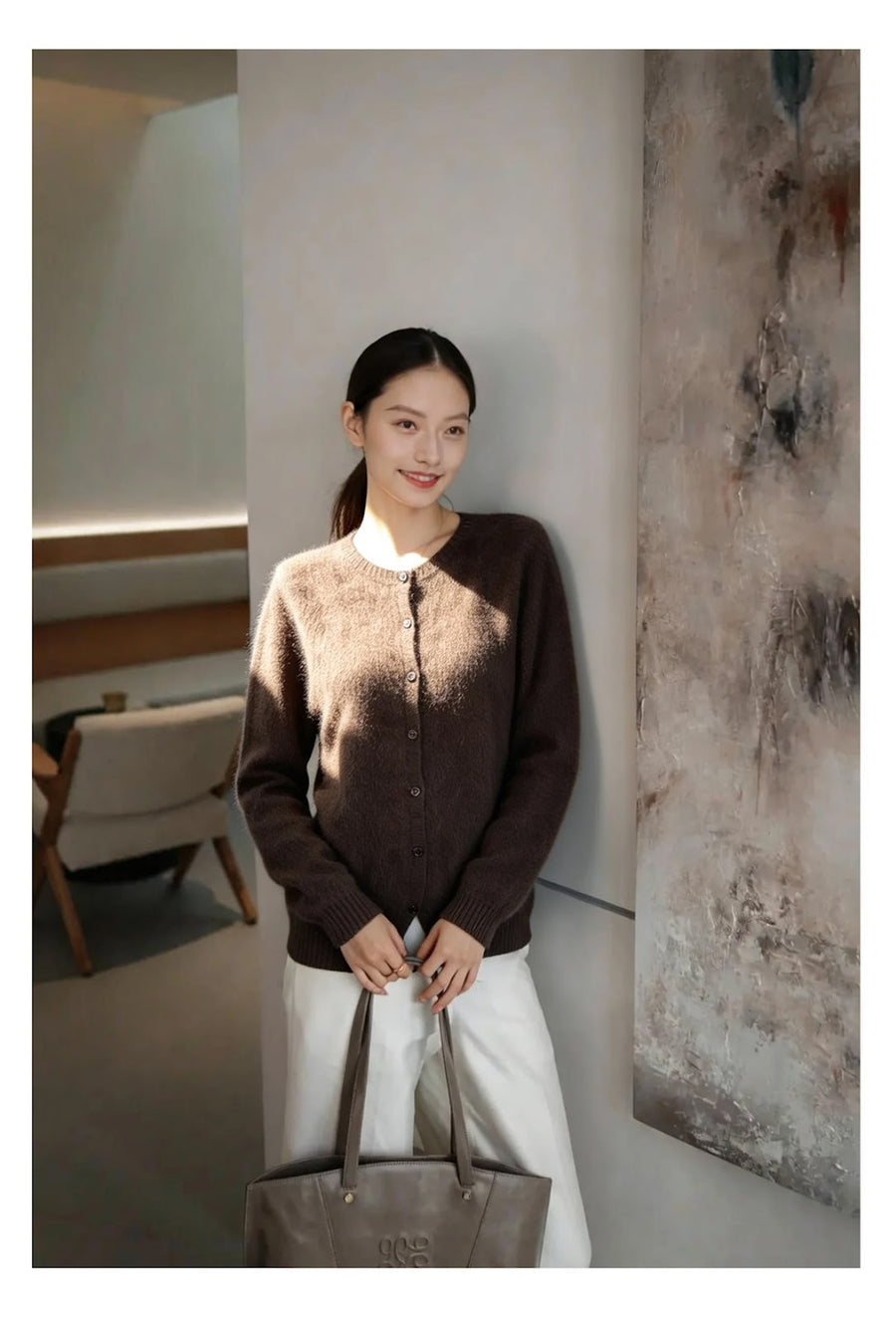 Women's Crewneck Cardigan — View 2