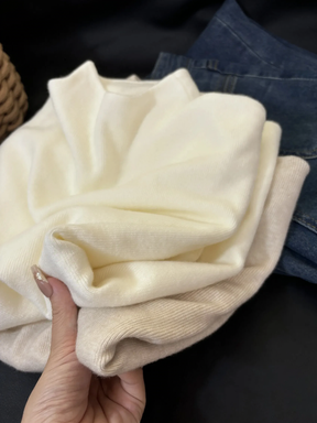Women's Mock Neck Sweater — View 5