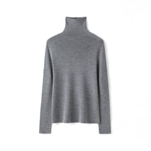 Women's Merino Wool Turtleneck Sweater — View 9