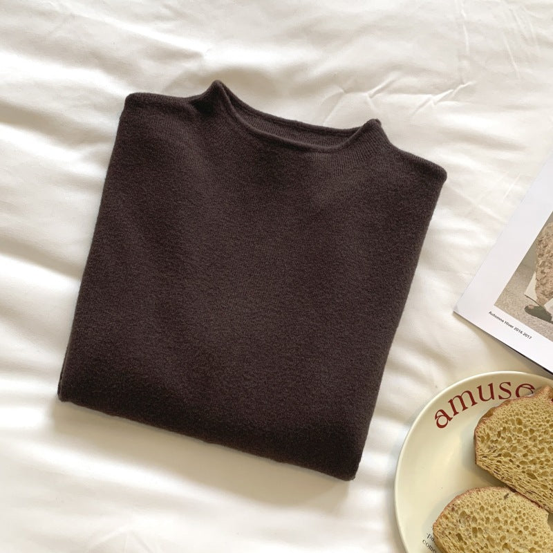 Women's Mock Neck Sweater — View 5