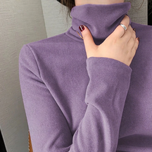 Women's Reversible Long Sleeve Turtleneck Top — View 6
