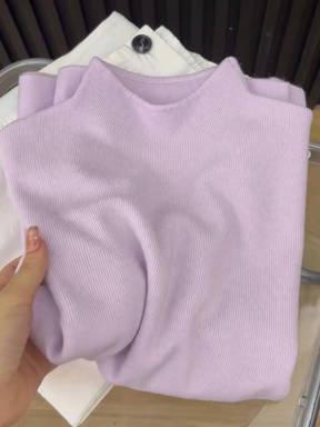 Women's Mock Neck Sweater — View 5