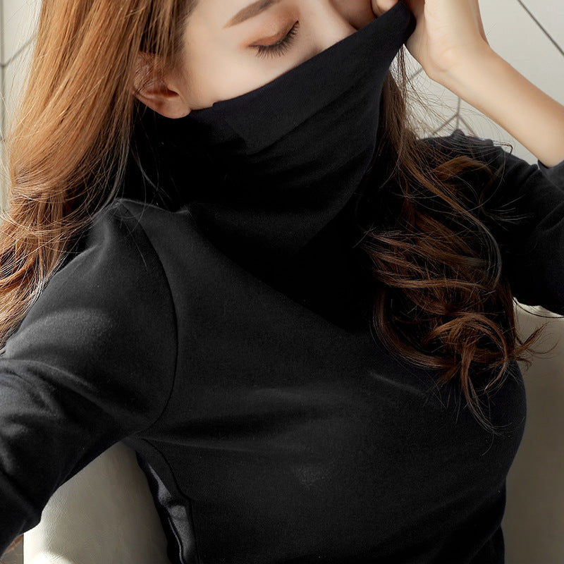Women's Long Sleeve Turtleneck Top — View 8