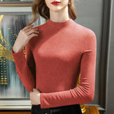 Women's Wool Long Sleeve Sweater — View 5