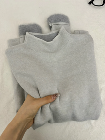 Women's Mock Neck Sweater — View 5