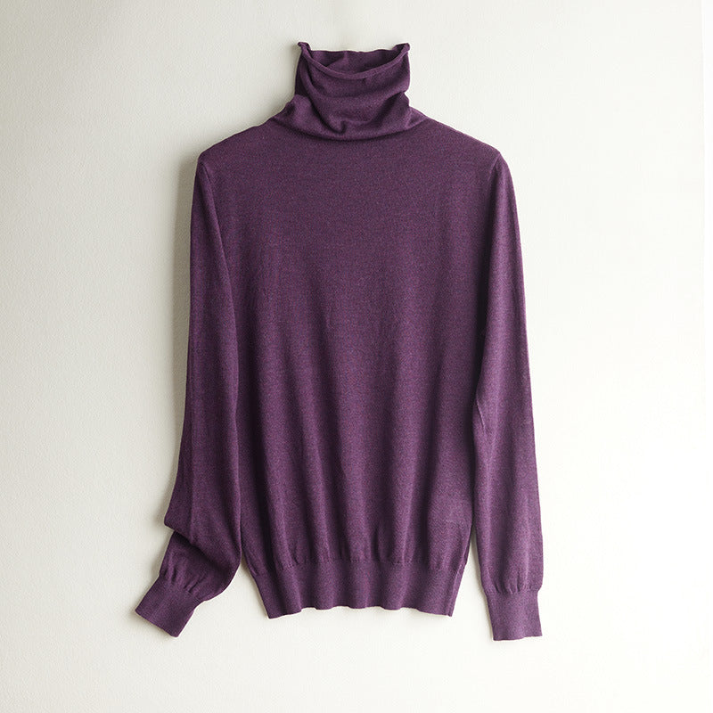 Women's Mock Neck Sweater — View 9