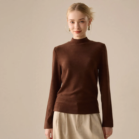 Women's Long Sleeve Crewneck Winter Top — View 8