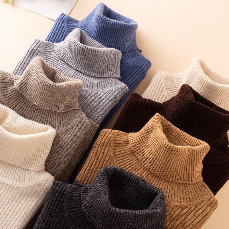 Women's Fitted Turtleneck Sweater — View 1