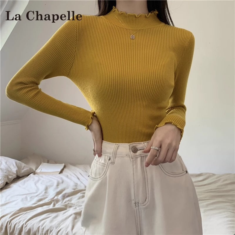 Women's Mock Neck Sweater — View 12
