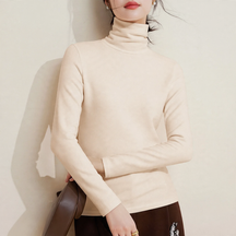 Women's Turtleneck Sweater — View 3