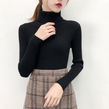 Women's Fitted Turtleneck Sweater — View 3