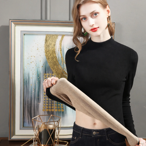 Women's Wool Long Sleeve Sweater — View 1