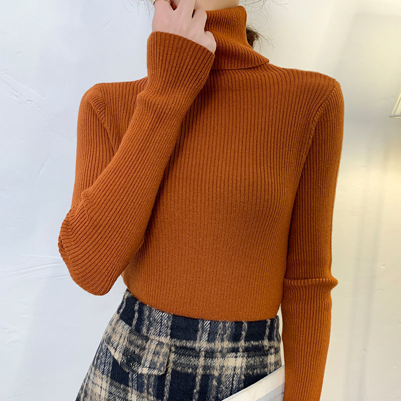 Women's Fitted Turtleneck Sweater — View 5