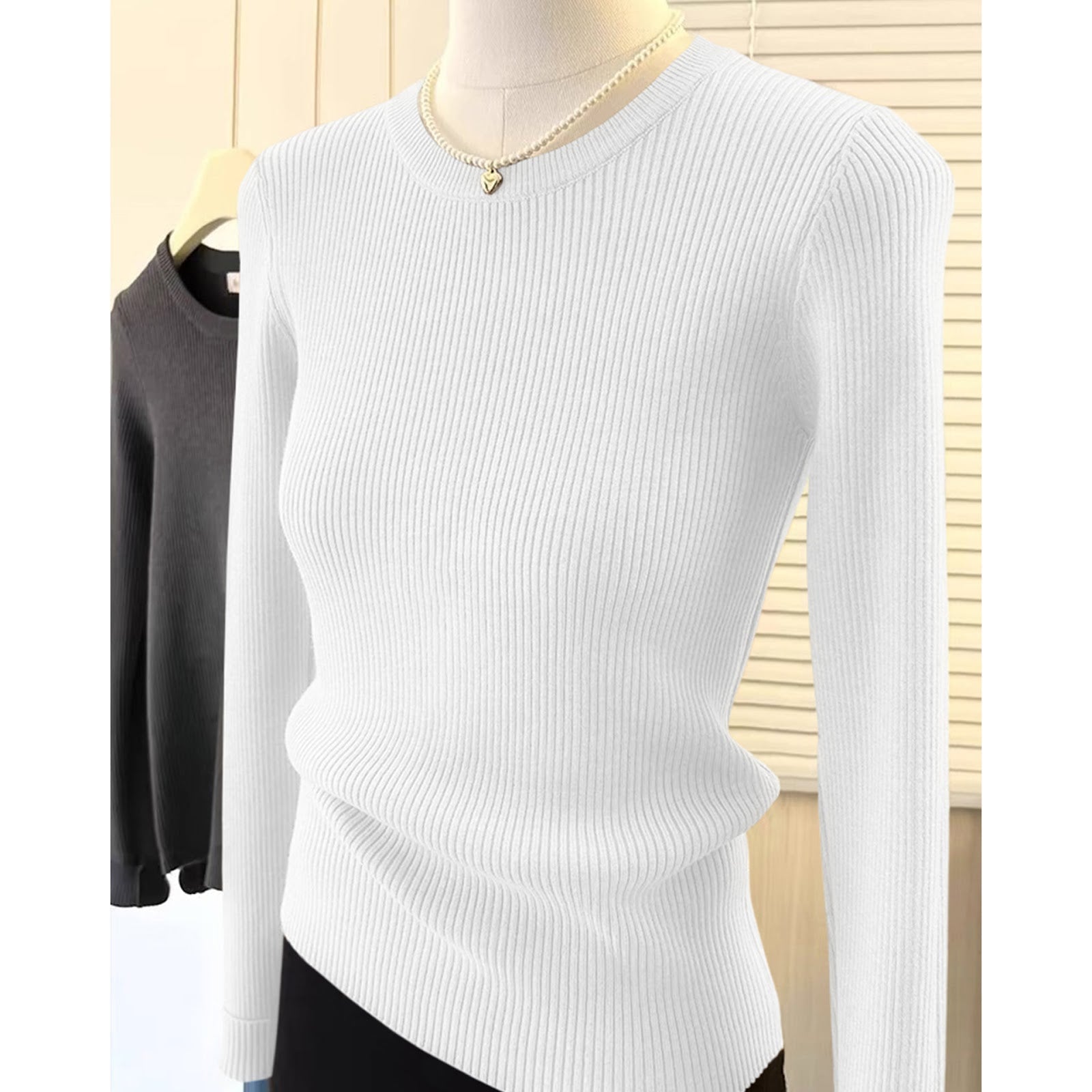 Women's Crewneck Sweater — View 6