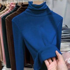 Women's Long Sleeve Mock Neck Top — View 6