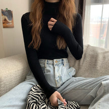 Women's Turtleneck Sweater — View 5