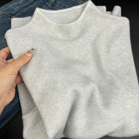 Women's Mock Neck Sweater — View 4