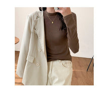 Women's Long Sleeve Mock Neck Top — View 5
