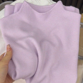 Women's Mock Neck Sweater — View 6