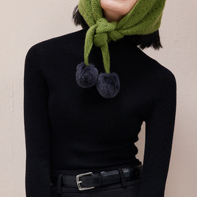 Women's Wool Mock Neck Sweater — View 11