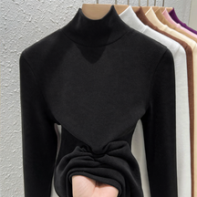 Women's Long Sleeve Mock Neck Top — View 7