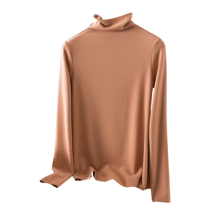 Women's Cashmere Blend Turtleneck Sweater — View 2