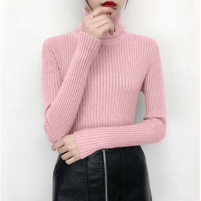 Women's Fitted Turtleneck Sweater — View 7