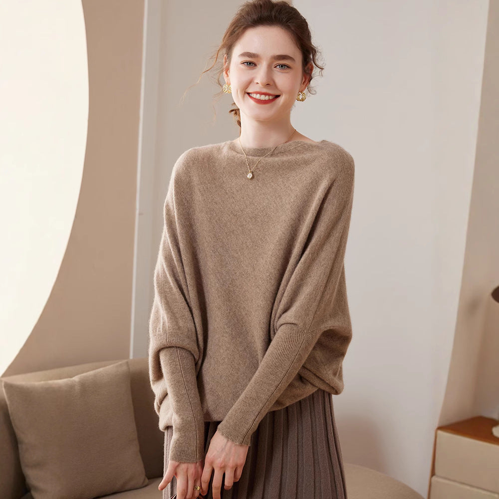 Women's Cashmere Relaxed Fit Sweater — View 1