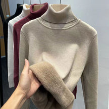 Women's Mock Neck Sweater — View 8