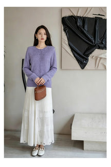 Women's Crewneck Cardigan — View 11