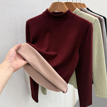 Women's Wool Blend Turtleneck Sweater — View 12