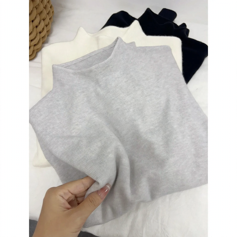 Women's Mock Neck Sweater — View 6