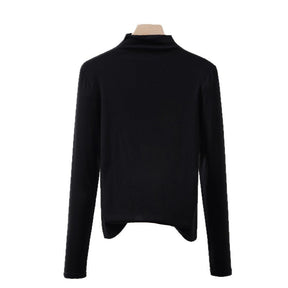 Women's Long Sleeve Turtleneck Sweater — View 4