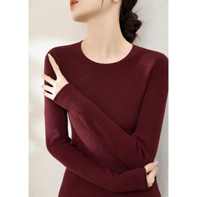 Women's Fitted Crewneck Sweater — View 3
