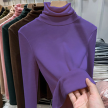 Women's Long Sleeve Mock Neck Top — View 4