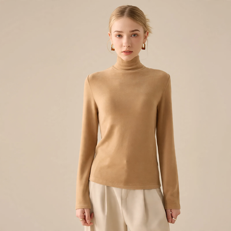 Women's Long Sleeve Crewneck Winter Top — View 3