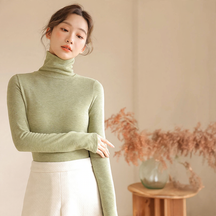 Women's Mock Neck Top — View 7