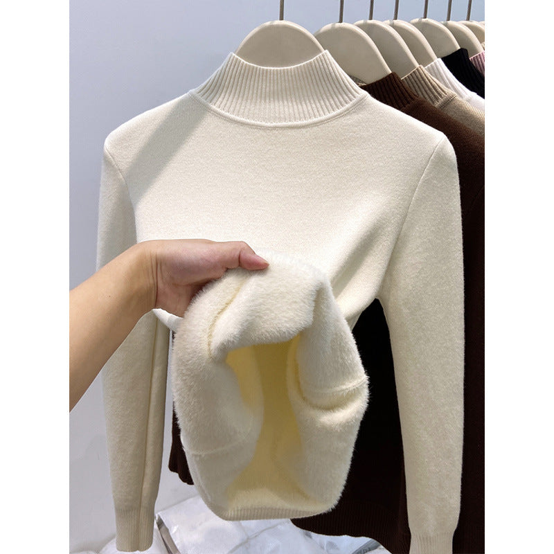 Women's Mock Neck Sweater — View 3