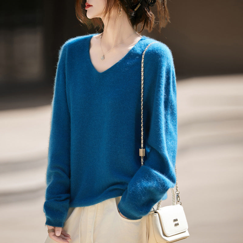 Women's V Neck Sweater — View 6