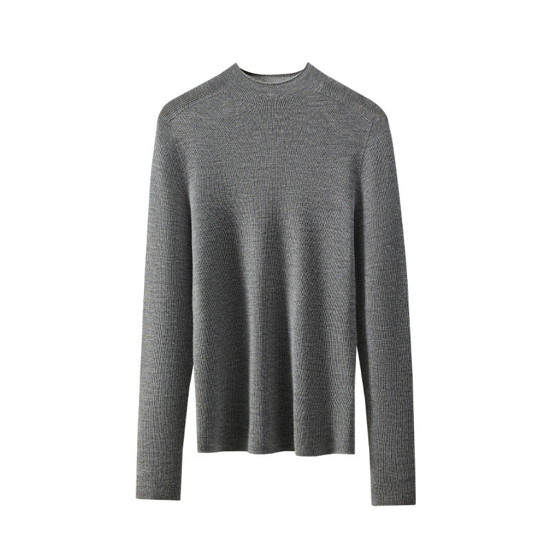 Women's Merino Wool Turtleneck Sweater — View 3